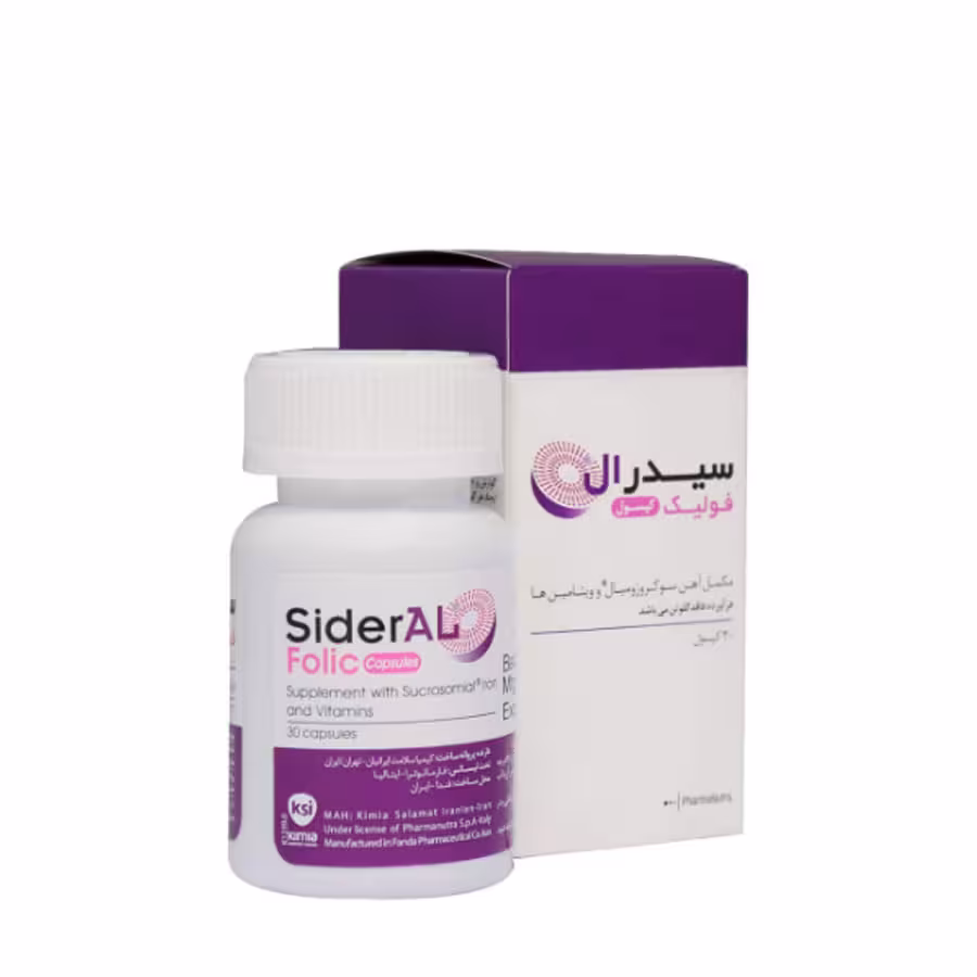 کپسول سیدرال فولیک فارمانوترا 30 عدد