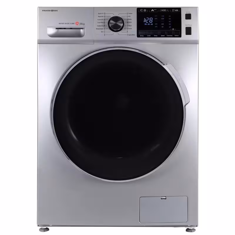 لباسشویی پاکشوما 8 کیلویی مدل BWF40802ST استیل