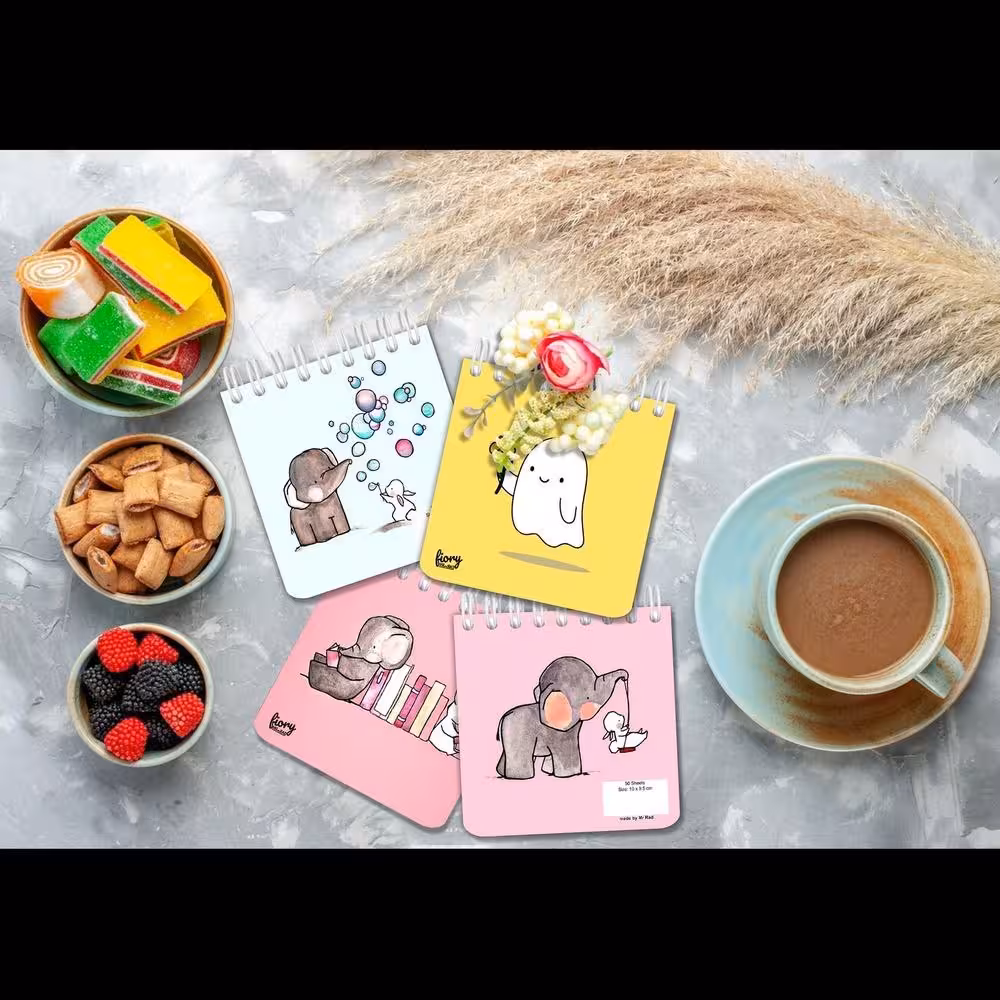 دفترچه یادداشت سیمی کیوت