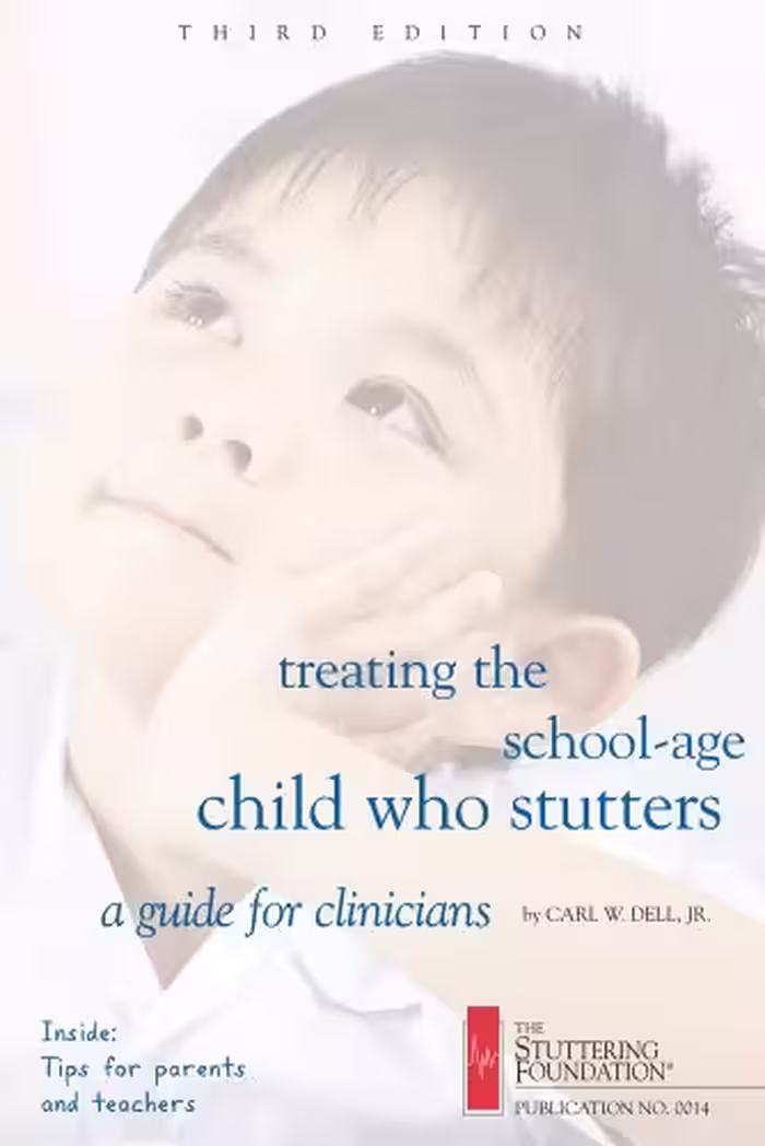 خرید و دانلود نسخه کامل کتاب Treating the School Age Child Who Stutters (Clinician's Guide)