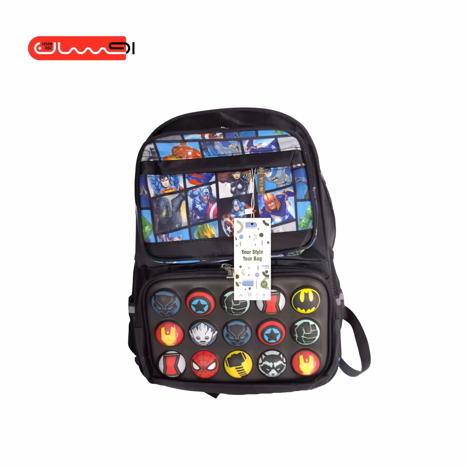 کوله پشتی طرح برجسته ی وفس کد 2027