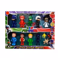 ست فیگور گروه شب نقاب (PJ Masks) پی جی مسکز مجموعه 9عددی