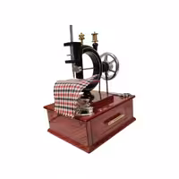 جعبه موزیکال مدل چرخ خیاطی صنعتی