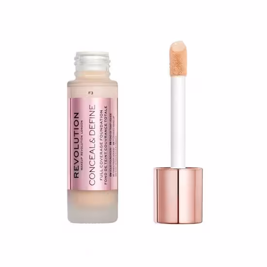 کرم پودر کانسیل اند دیفاین رولوشن شماره REVOLUTION conceal and define foundation F3