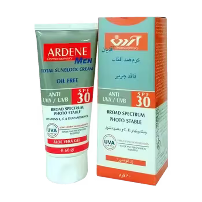 کرم ضد آفتاب آقایان SPF 30 آردن
