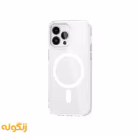 کاور شفاف گرین لاین مدل Magsafe Metal Buttons مناسب برای گوشی موبایل iPhone 15 Pro - زنگوله