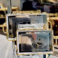 سینی استیل 2تیکه خارجی