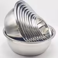 لگن استیل 11 پارچه یونیک گرد