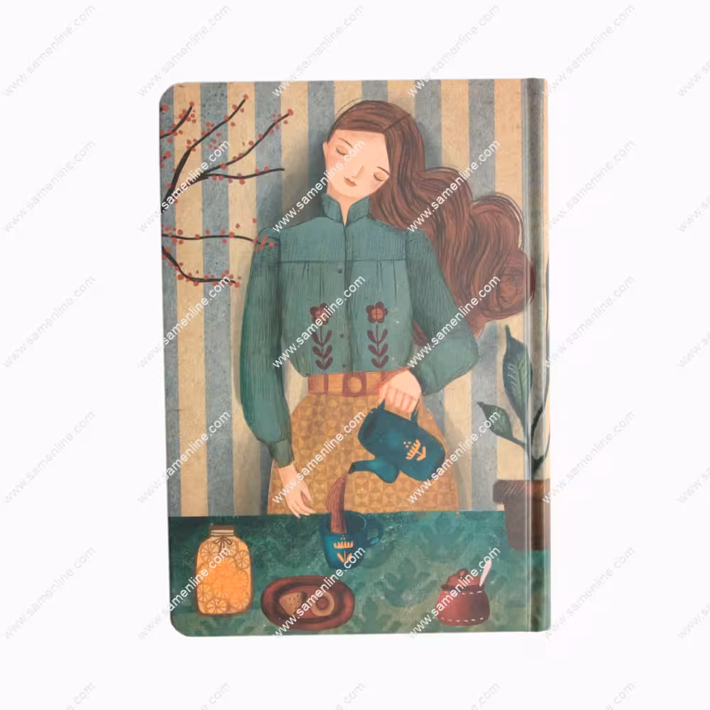 دفتر برنامه ریزی هفتگی مستر نوت مدل دختر و میز چای خوری