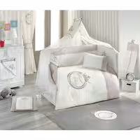 ست روتختی کیدبو مدل وانیلا کرم 9 تکه Kidboo vanilla