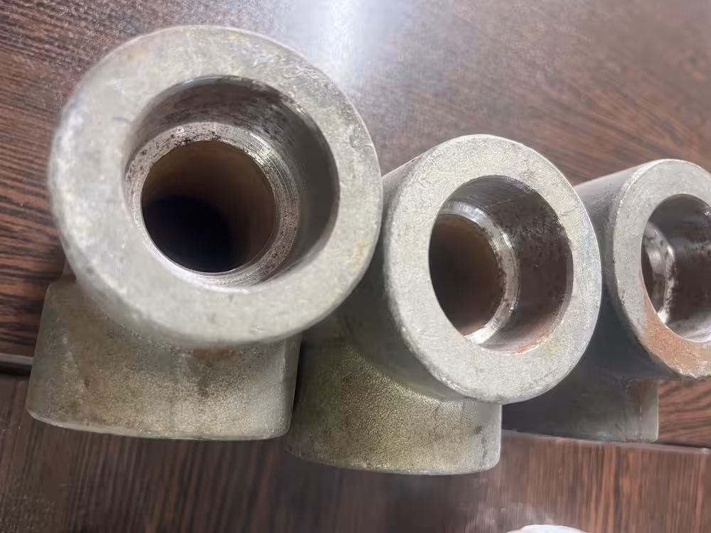 سه راه 2 اینچ ساکت ولد  فشار قوی  مانیسمان کلاس 3000 از جنس SA/105N