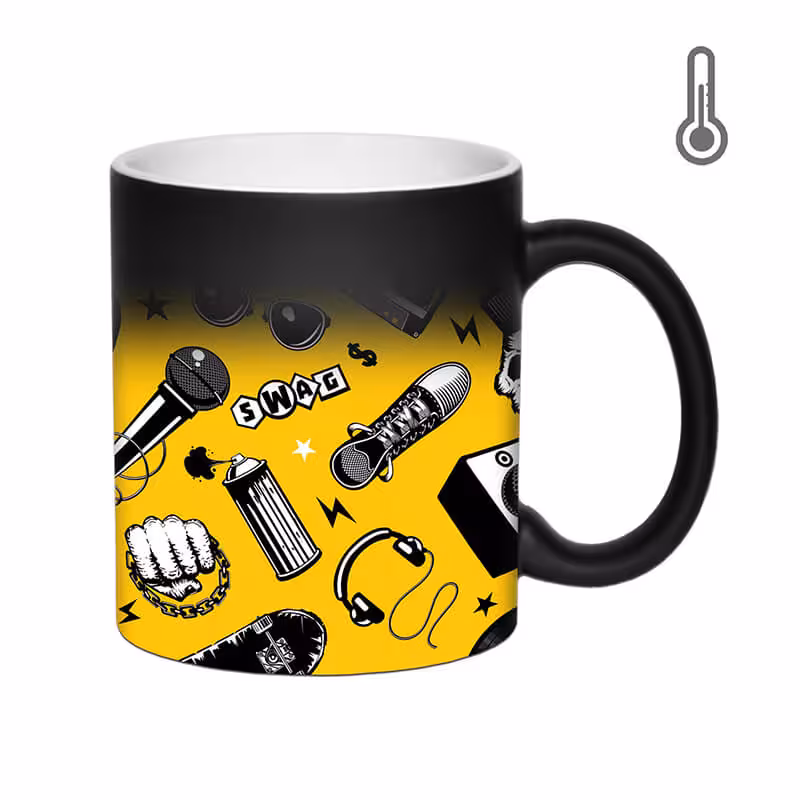 خرید و قیمت ماگ حرارتی طرح موزیک کد 1884