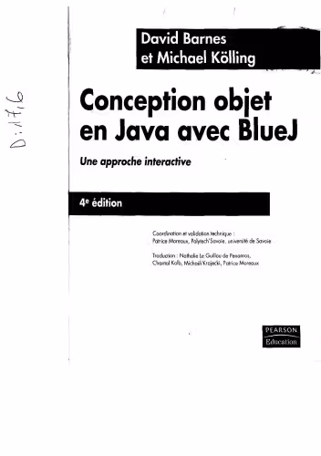 خرید و دانلود نسخه کامل کتاب Conception objet en Java avec BlueJ. Une approche interactive.