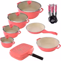 سرویس 19 پارچه عروس مدل کلاسیک خطی