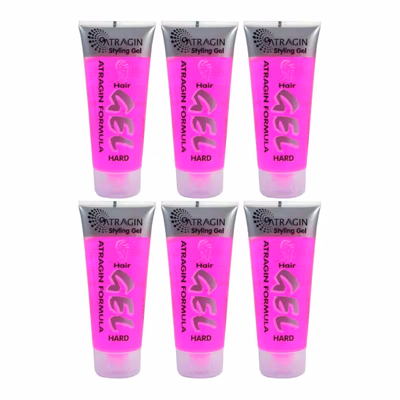ژل مو عطر آگین مدل Hard حجم 200 میلی لیتر مجموعه 6 عددی