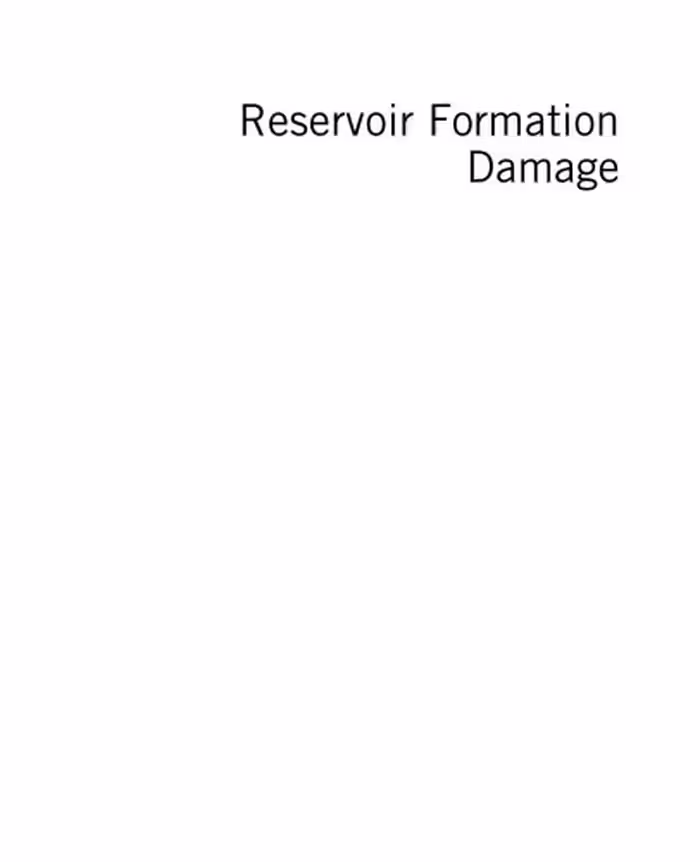 خرید و دانلود نسخه کامل کتاب Reservoir Formation Damage