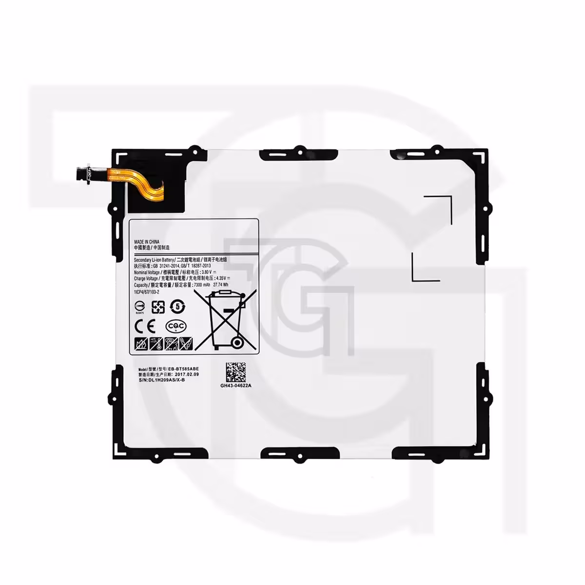 باتری سامسونگ Battery Samsung Galaxy Tab T580 (Wi-Fi only)