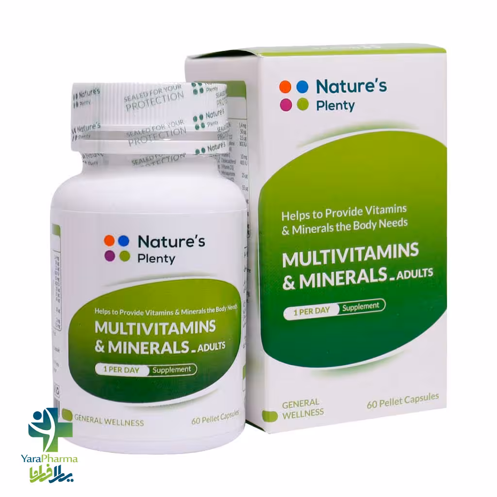 کپسول مولتی ویتامین مینرال نیچرز پلنتی مخصوص بزرگسالان