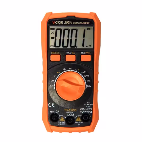 مولتی متر دیجیتالی ویکتور مدل VC205A