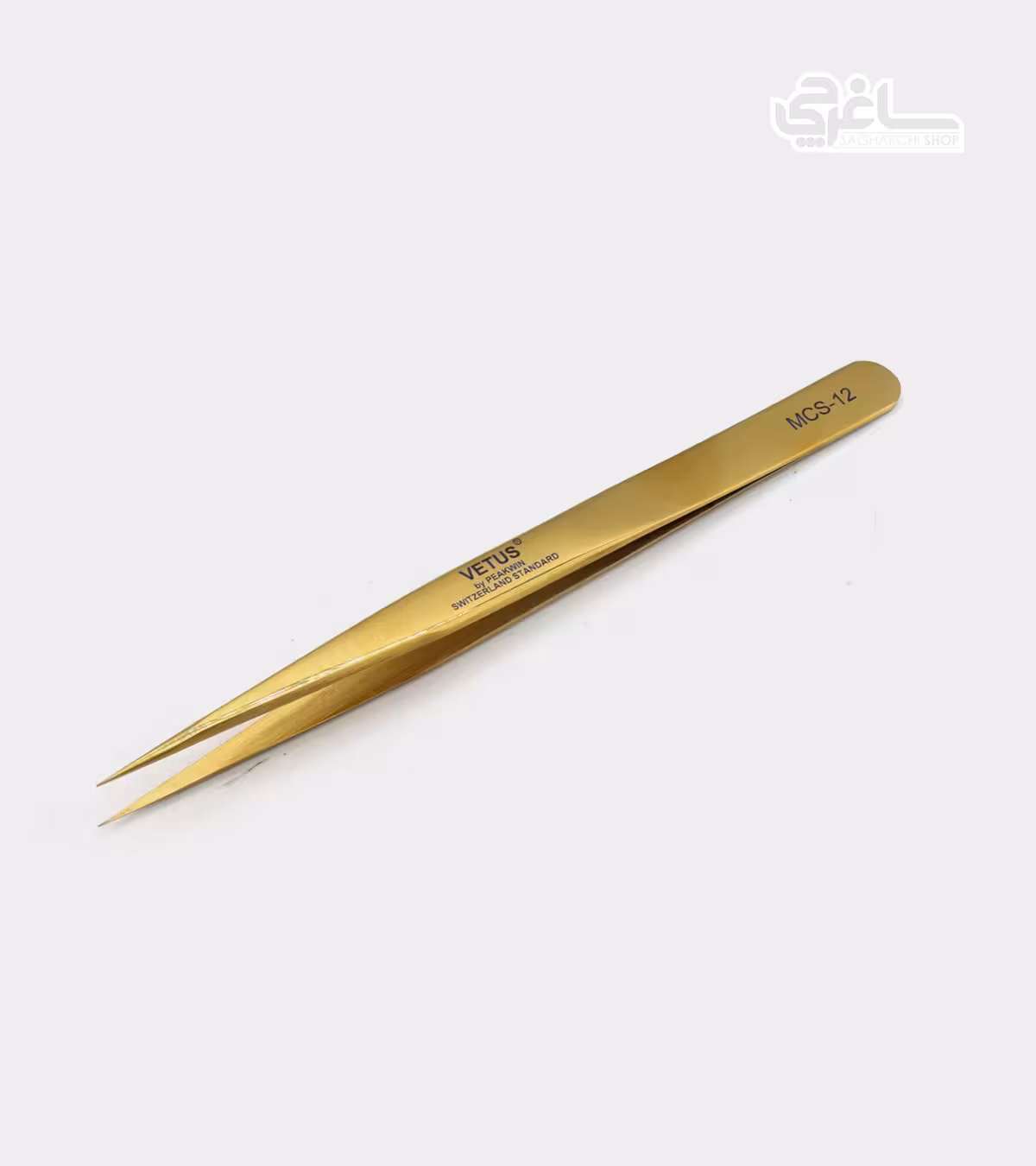 پنس مژه سر صاف وتوس Vetus مدل MCS-12