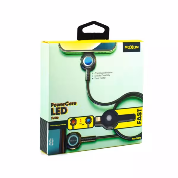 کابل تبدیل USB به MicroUSB موکسوم مدل mx-cb72 طول 1 متر