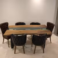 میز ناهار خوری جوب و فلز کد 7877