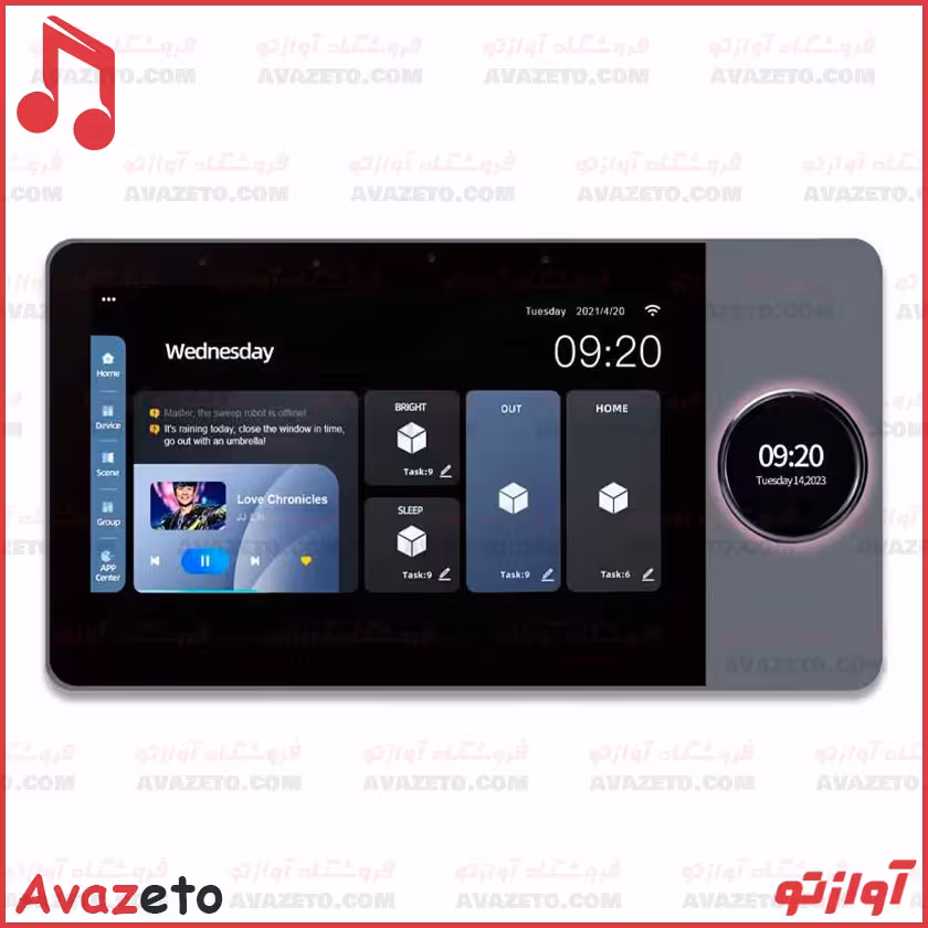 تاچ پنل 8 اینچ اندرویدی تویا JX8Tuya