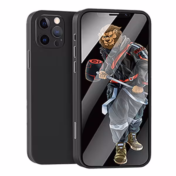 محافظ صفحه نمایش حریم شخصی گرین مدل 360-Privacy Pro مناسب برای گوشی موبایل اپل Iphone 12 Pro به همراه محافظ پشت گوشی