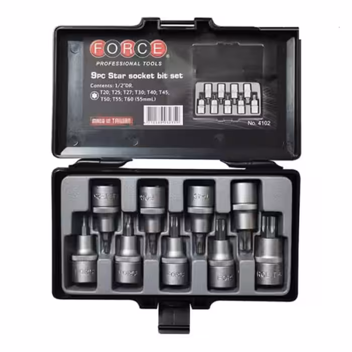 ست آلن بکسی ستاره ای فورس 9 پارچه 1/2 اینچ مدل 4102