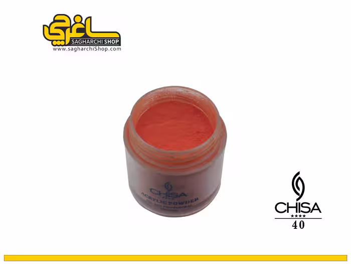 پودر رنگی کاشت ناخن کد 40 چیسا CHISA