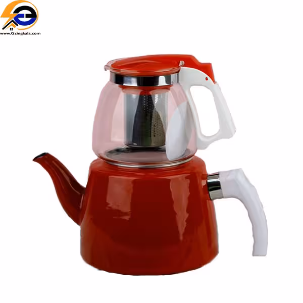 ست کتری و قوری لعابی