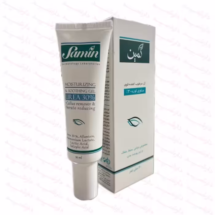 ژل مرطوب کننده قوی  ثمین 30 درصد اوره 30 میلی لیتر