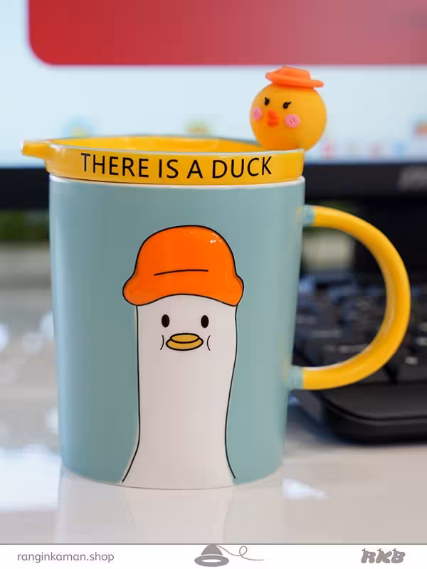 ماگ طرح اردک کد 10721 Duck design mug