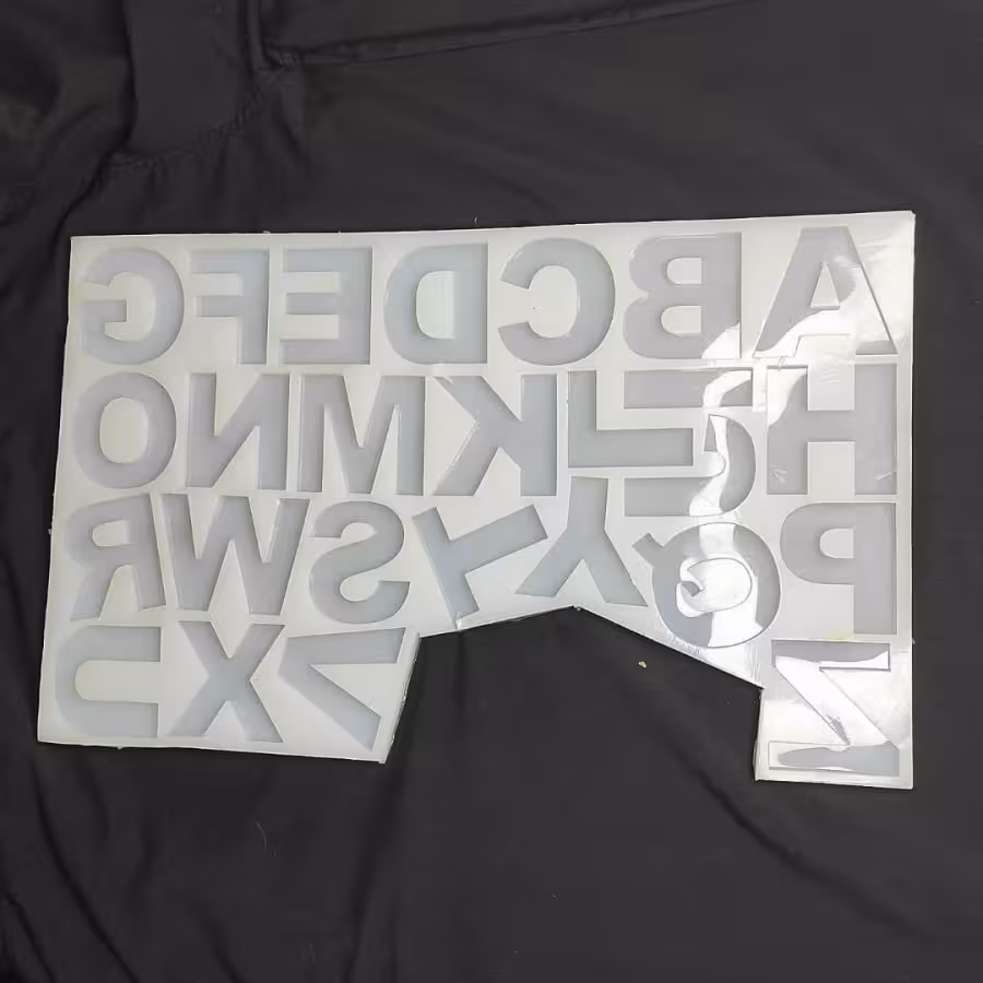 قالب سیلیکونی شیراز رزین حروف انگلیسی بزرگ سایز 7*2  کد 381