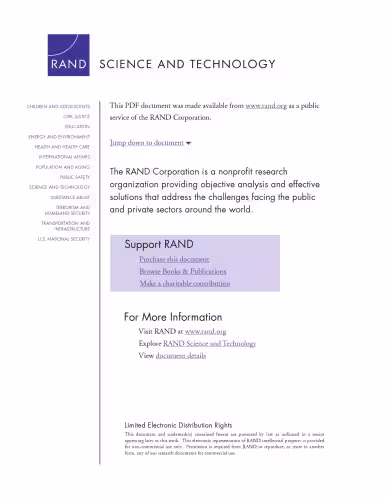 خرید و دانلود نسخه کامل کتاب High Technology Manufacturing and U.S. Competitiveness (Technical Report)
