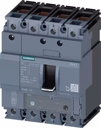 کلید اتوماتیک 25 کیلو آمپر مدل 3VA1163-3GF46-0AA0 زیمنس