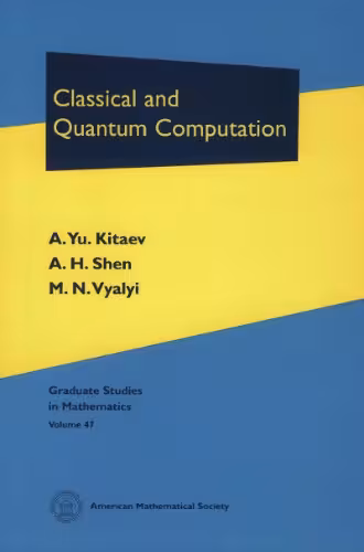 خرید و دانلود نسخه کامل کتاب Classical and quantum computation