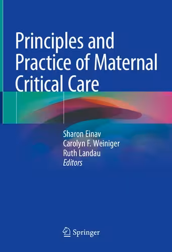 خرید و دانلود نسخه کامل کتاب Principles and Practice of Maternal Critical Care