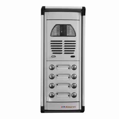 پنل آیفون تصویری 8 واحدی سیماران فوژان مدل VF8D(سیاه سفید،بدون جعبه)