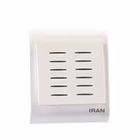 کلید زنگ دینگ دانگ ایران الکتریک مدل 2009 سفید