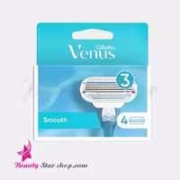 تیغ یدک 3 لبه ژیلت ونوس مدل Smooth بسته 4 عددی