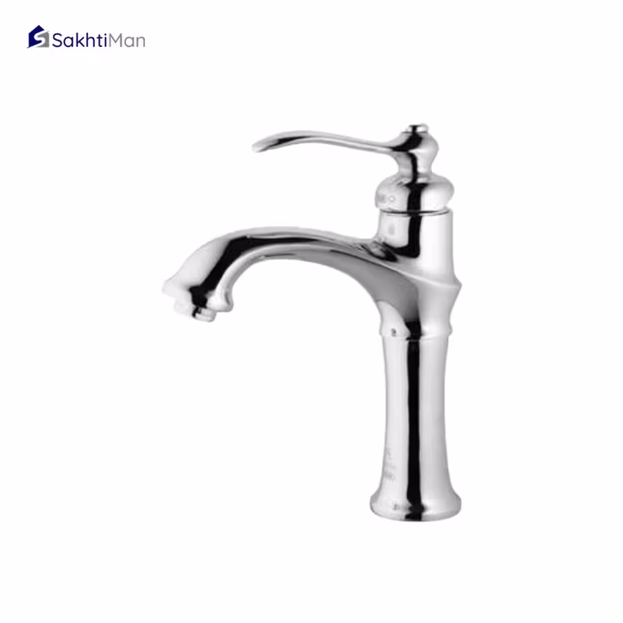 شیر روشویی درخشان مدل لوتوس