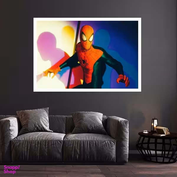 تابلو بکلیت طرح فیلم مرد عنکبوتی مدل قاب شاسی W-s8848