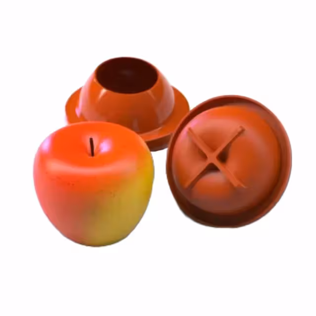 قالب سیلیکون سیب سه بعدی