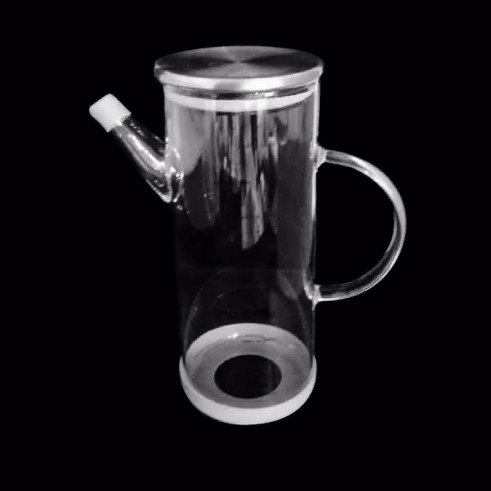 روغن ریز پیرکس استوانه درب استیل 900 میل