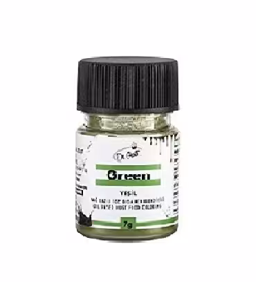 رنگ پودری دکتر گوستو حلال روغن سبز