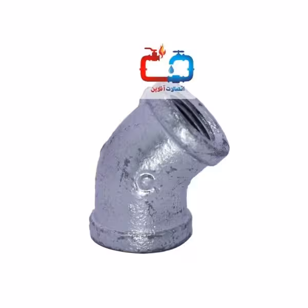 زانو تبدیلی گالوانیزه 3/4*1 اینچ توپی