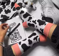 جوراب گاوی ساق بلند