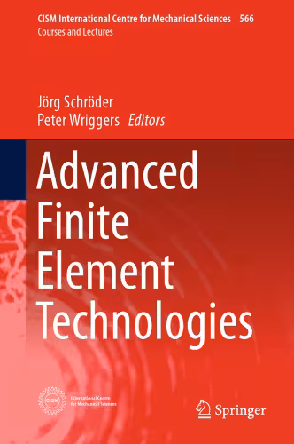 خرید و دانلود نسخه کامل کتاب Advanced Finite Element Technologies