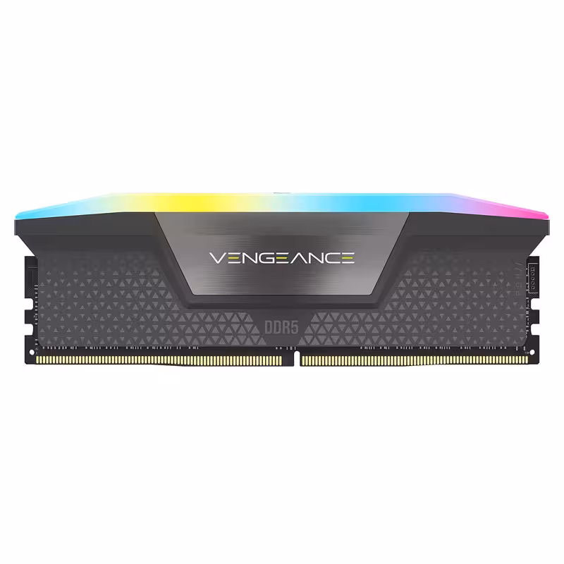 رم دسکتاپ DDR5 تک کاناله 5600 مگاهرتز کورسیر مدل VENGEANCE RGB ظرفیت 16 گیگابایت CL40